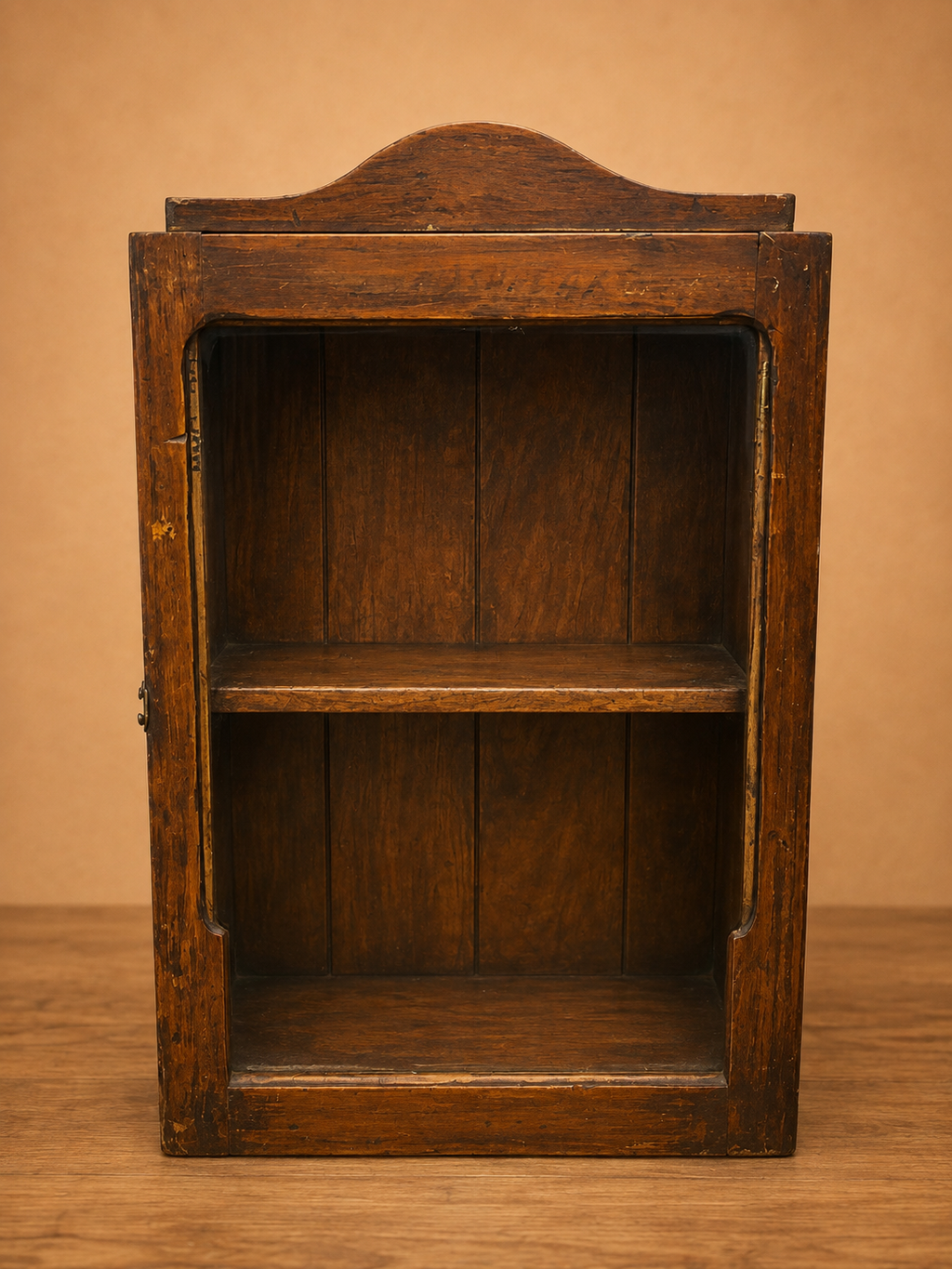 Vetrinetta in legno con anta in vetro