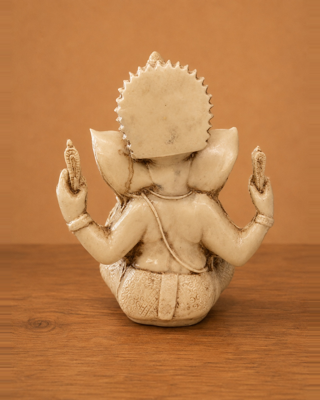 Statua di Ganesha in Resina – Finitura color Avorio